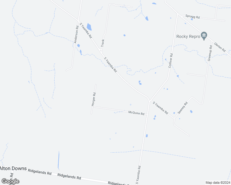 map of restaurants, bars, coffee shops, grocery stores, and more near 52 McQuire Road in Alton Downs