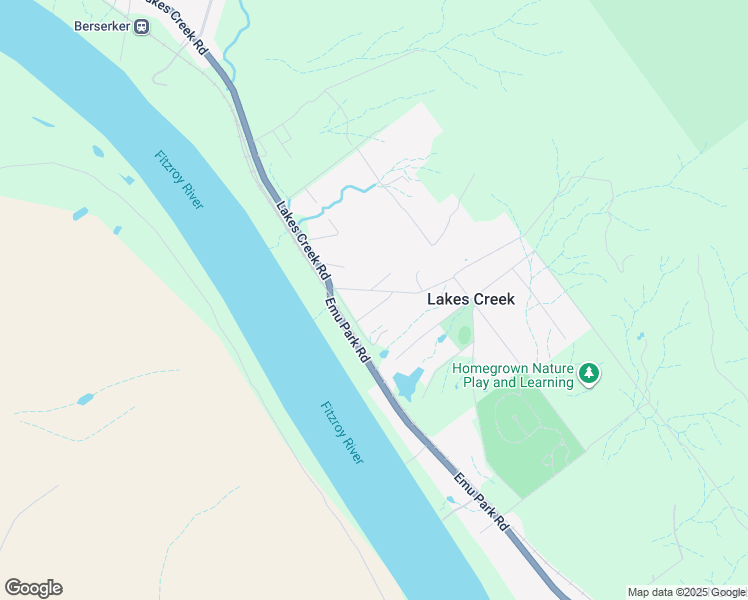 map of restaurants, bars, coffee shops, grocery stores, and more near 7 Cornick Street in Lakes Creek