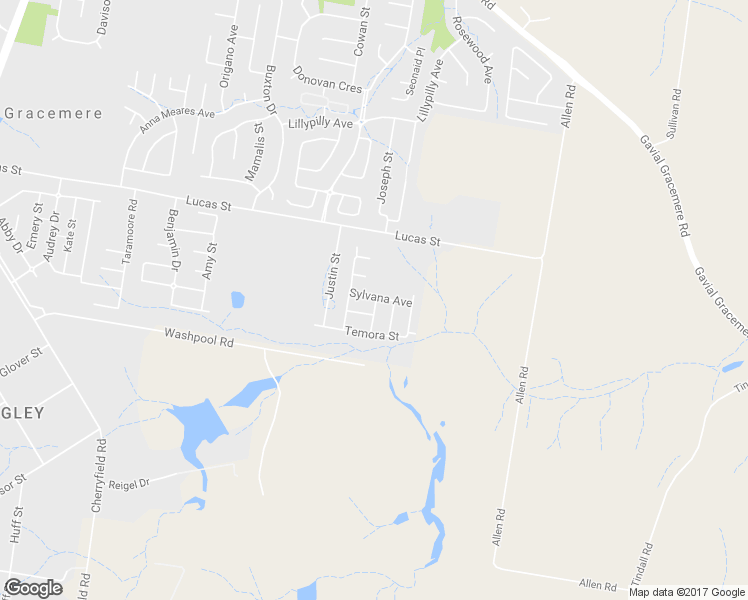 map of restaurants, bars, coffee shops, grocery stores, and more near Sylvana Avenue in Gracemere