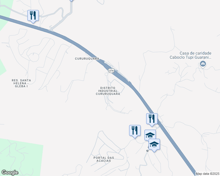map of restaurants, bars, coffee shops, grocery stores, and more near 712 Avenida Charles Goodyear in Santana de Parnaíba