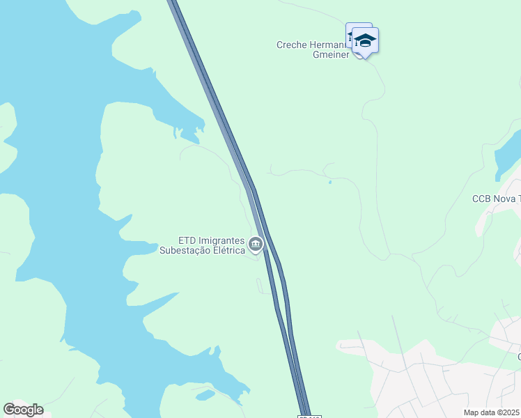 map of restaurants, bars, coffee shops, grocery stores, and more near Rodovia dos Imigrantes in São Bernardo do Campo