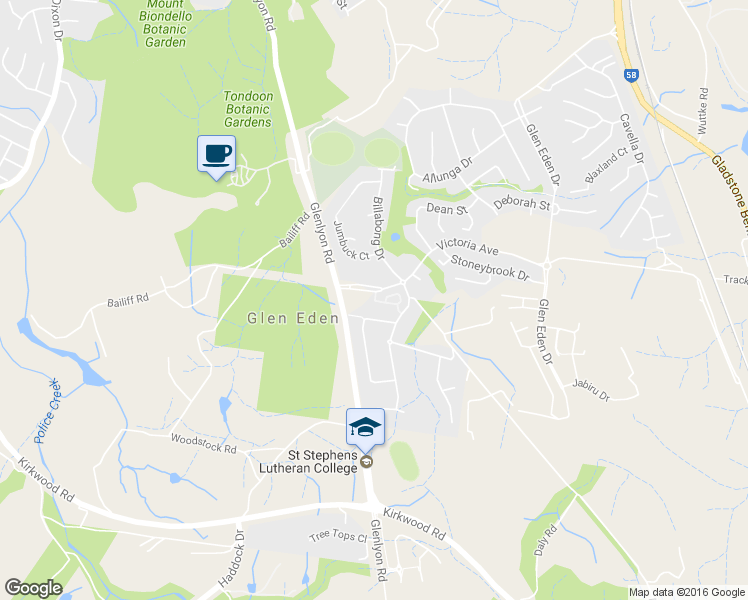 map of restaurants, bars, coffee shops, grocery stores, and more near 2-4 Beezley Street in Glen Eden