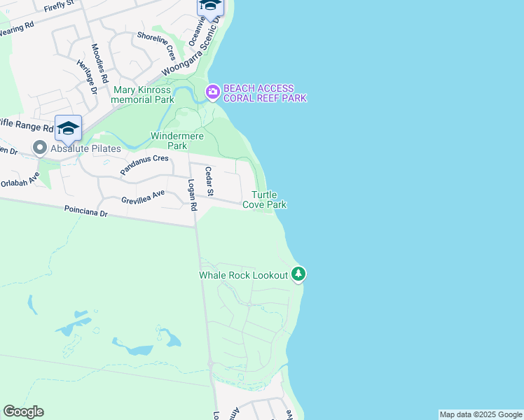 map of restaurants, bars, coffee shops, grocery stores, and more near in Innes Park