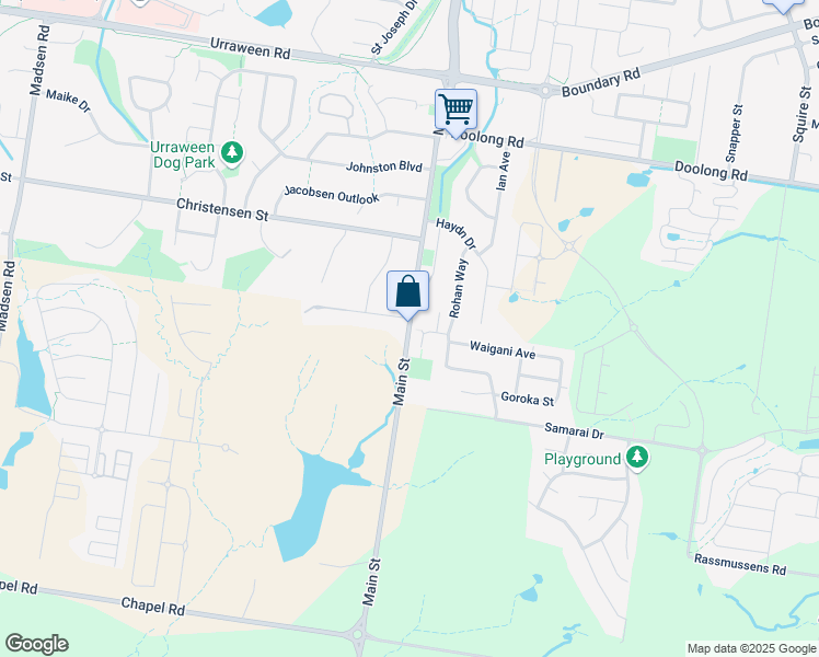 map of restaurants, bars, coffee shops, grocery stores, and more near 366 Main Street in Kawungan
