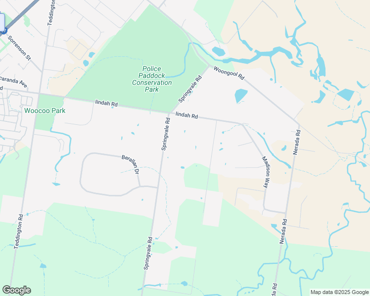 map of restaurants, bars, coffee shops, grocery stores, and more near 81 Springvale Road in Tinana