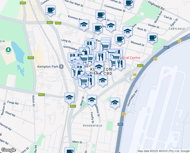 Kempton Park Map Street 9 Blockhouse Street, Kempton Park Gp - Walk Score