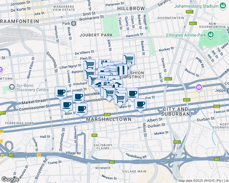 Johannesburg GP Walk Score