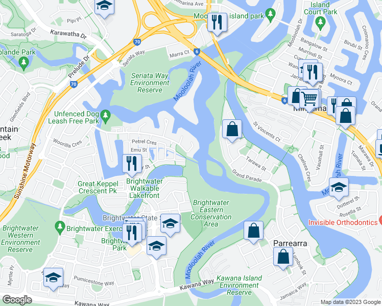 map of restaurants, bars, coffee shops, grocery stores, and more near 2 Imara Court in Mountain Creek