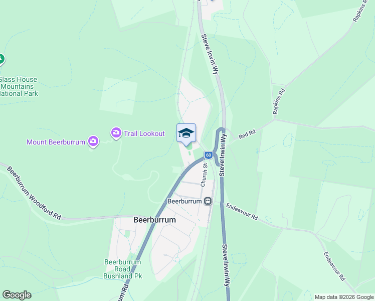 map of restaurants, bars, coffee shops, grocery stores, and more near 8 Beerburrum Road in Beerburrum