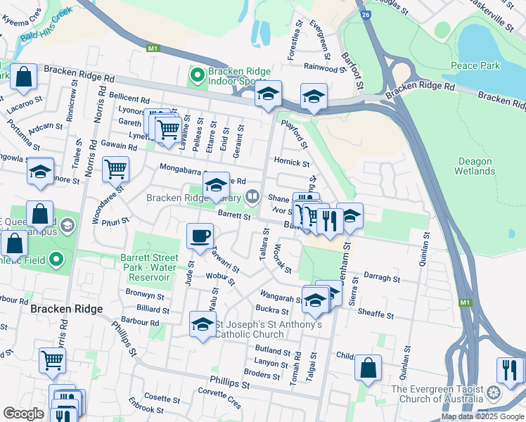 74 Bracken Street, Brisbane QLD Walk Score