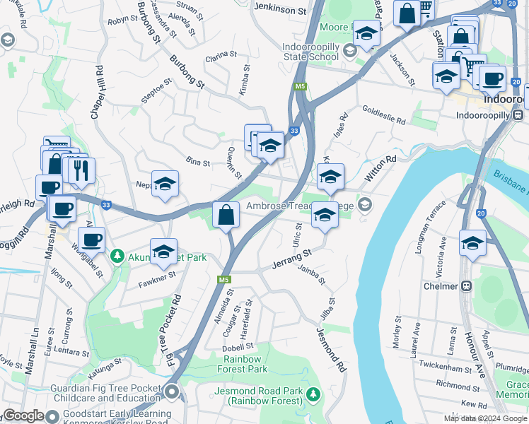 71 Boundary Road Brisbane Qld Walk Score