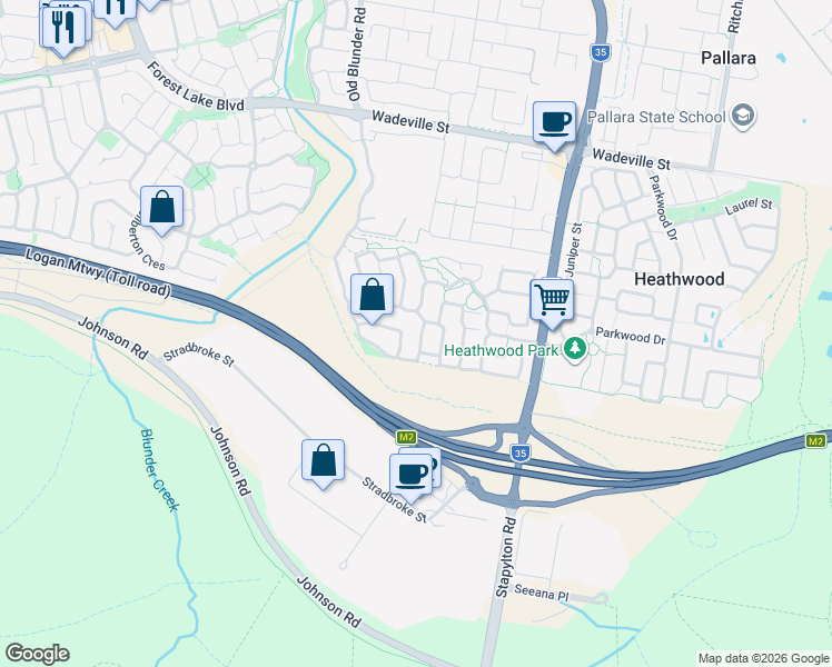 map of restaurants, bars, coffee shops, grocery stores, and more near 9 Cobourg Street in Forest Lake