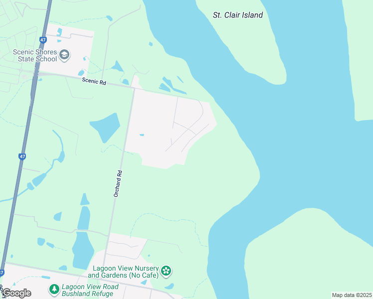 map of restaurants, bars, coffee shops, grocery stores, and more near 30 Pear Street in Redland Bay