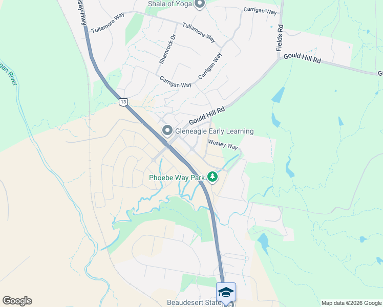 map of restaurants, bars, coffee shops, grocery stores, and more near 16 Phoebe Way in Gleneagle