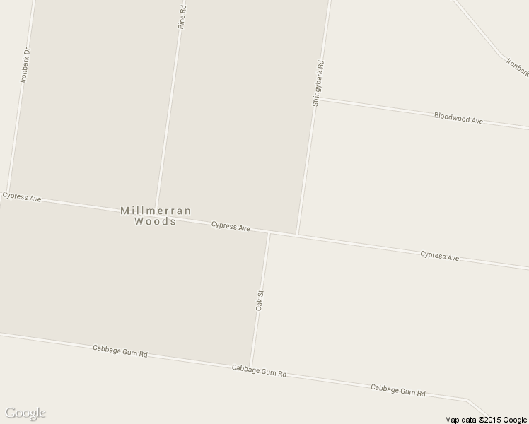 map of restaurants, bars, coffee shops, grocery stores, and more near LOT 24 Cypress Ave in Millmerran Woods