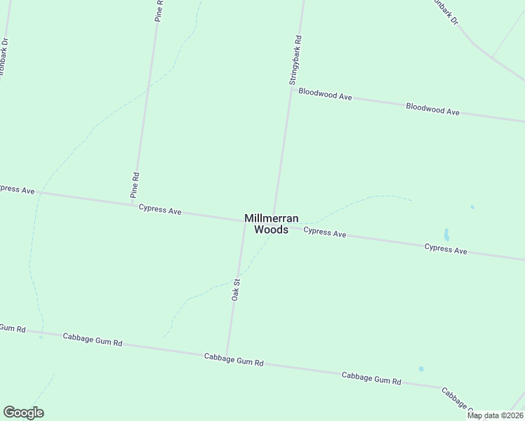 map of restaurants, bars, coffee shops, grocery stores, and more near LOT 24 Cypress Ave in Millmerran Woods
