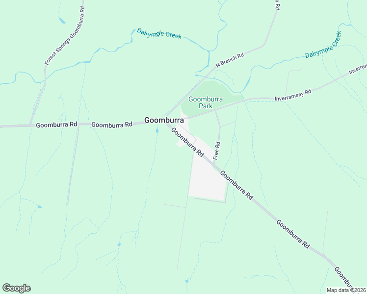 map of restaurants, bars, coffee shops, grocery stores, and more near LOT 106 Browns Rd in Goomburra