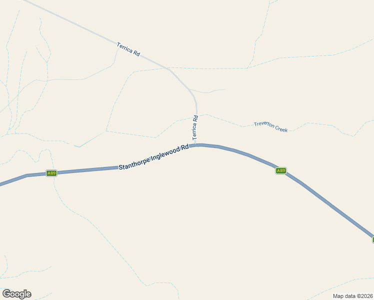 map of restaurants, bars, coffee shops, grocery stores, and more near LOT 27 Stanthorpe-Inglewood Rd in Warroo