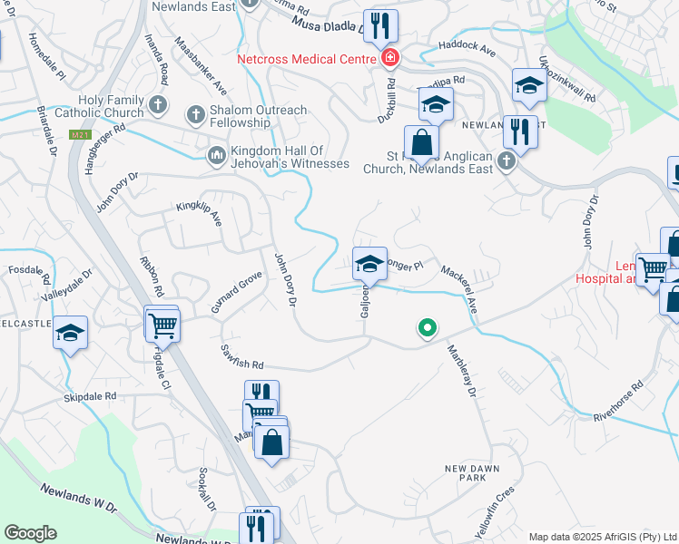 29 Bonita Place, Newlands East KZN Walk Score
