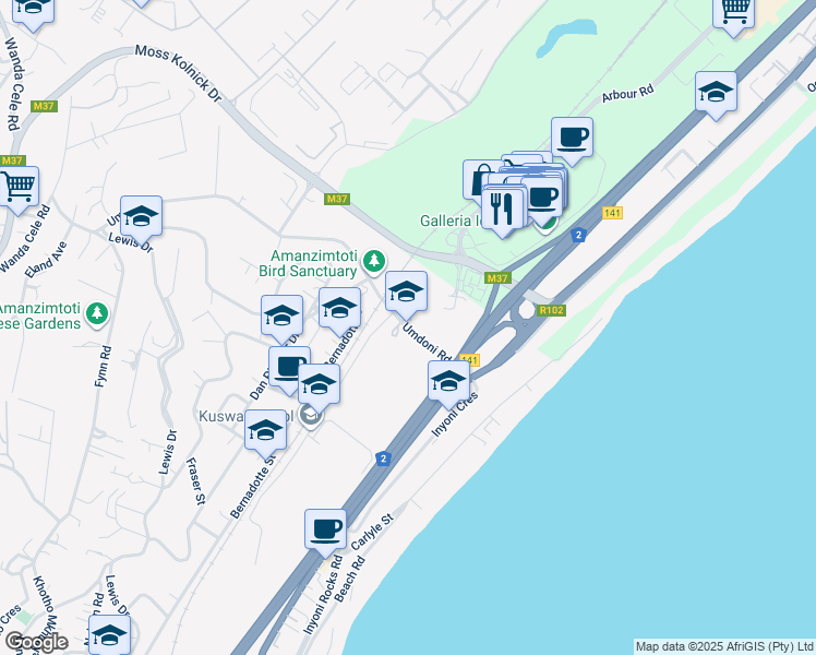 61 Umdoni Road, Amanzimtoti KZN Walk Score