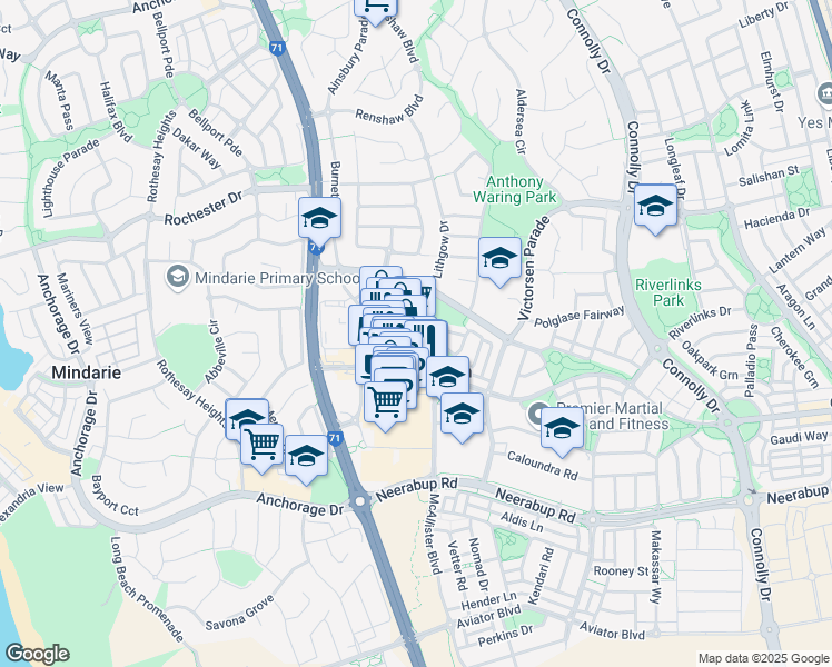 map of restaurants, bars, coffee shops, grocery stores, and more near 27 Sarasota Pass in Clarkson