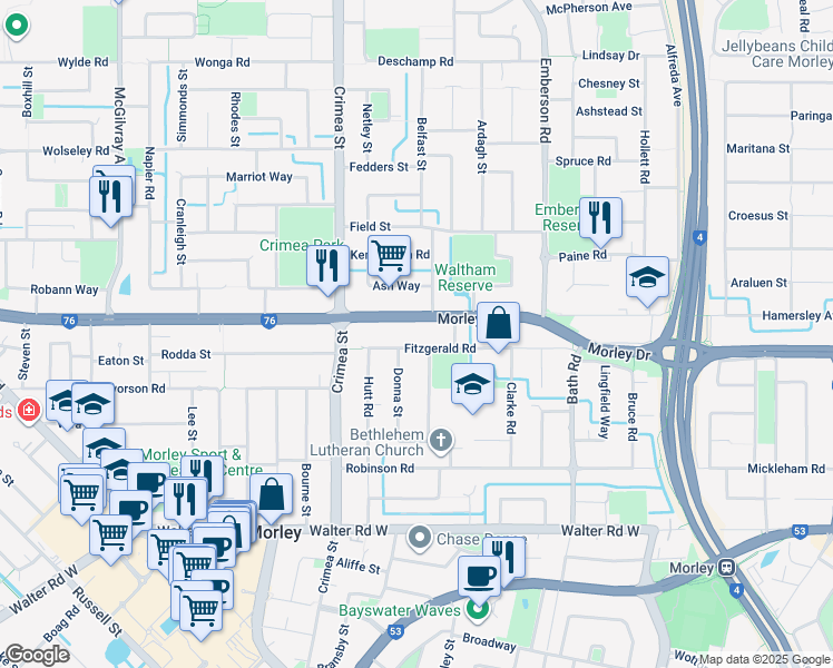 582A Morley Drive, Perth WA Walk Score