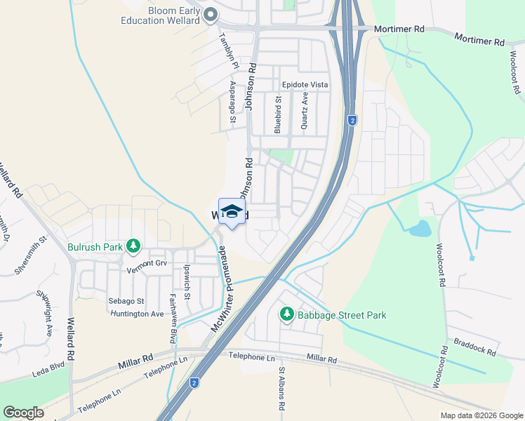map of restaurants, bars, coffee shops, grocery stores, and more near Charoite Lane in Wellard