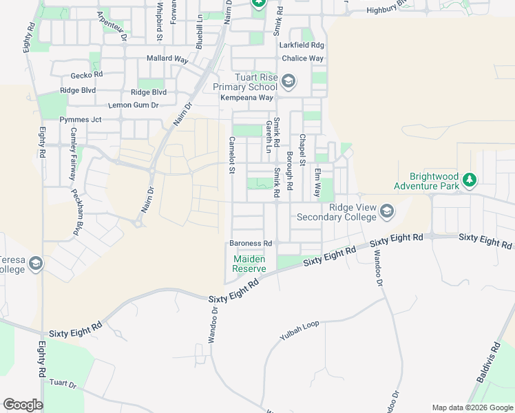 map of restaurants, bars, coffee shops, grocery stores, and more near 18 Ravensfield Road in Baldivis