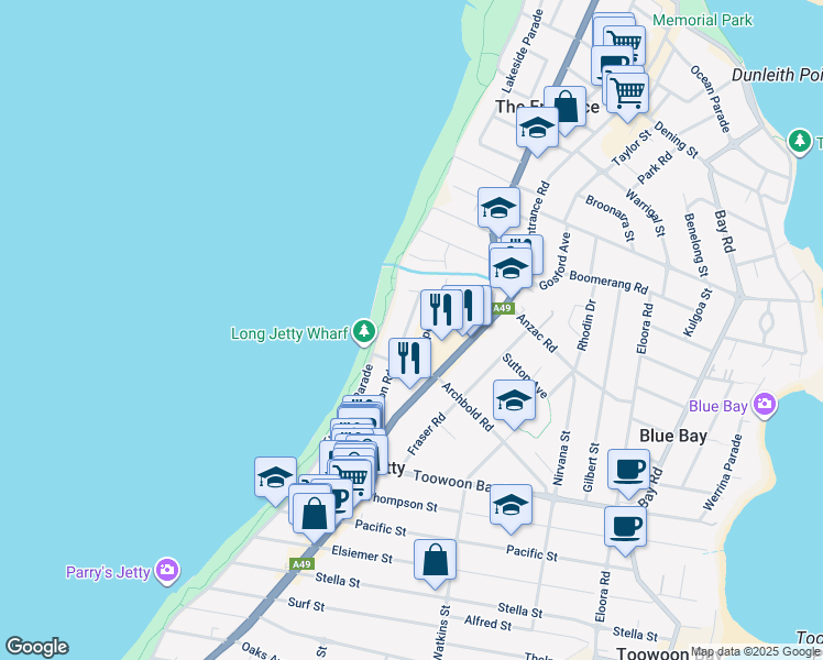 Long Jetty Nsw Map 18 Gordon Road, Central Coast Nsw - Walk Score