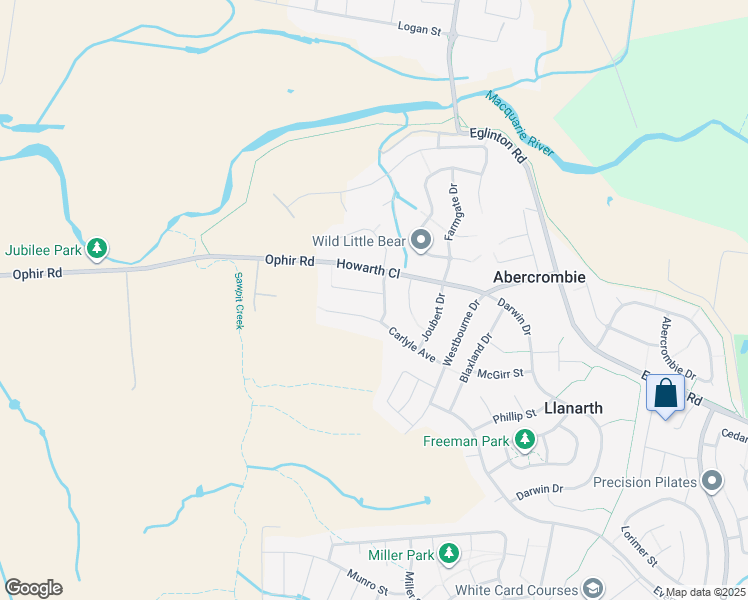 map of restaurants, bars, coffee shops, grocery stores, and more near 4 Georgia Place in Llanarth