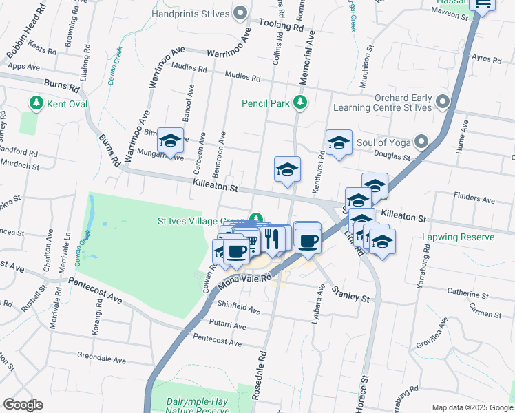 St Ives Sydney Map 18 Kanoona Avenue, Sydney Nsw - Walk Score