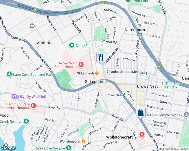 St Leonards Sydney Map 3 Herbert Street, Sydney Nsw - Walk Score