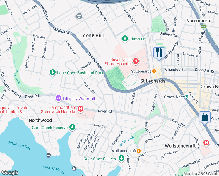 map of restaurants, bars, coffee shops, grocery stores, and more near in Greenwich