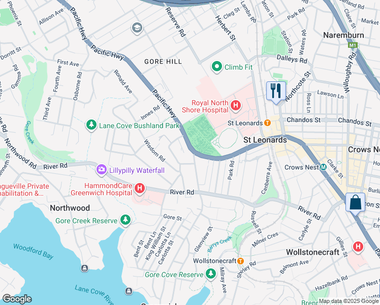 map of restaurants, bars, coffee shops, grocery stores, and more near in Greenwich