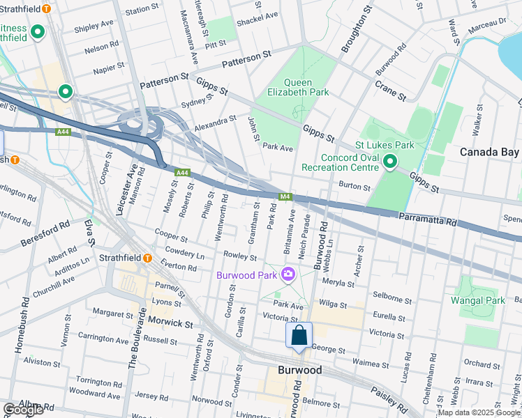 Map Of Burwood Nsw 10-12 Grantham Street, Sydney Nsw - Walk Score