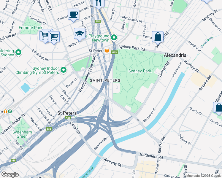 St Peters Sydney Map 31 Barwon Park Road, Sydney Nsw - Walk Score