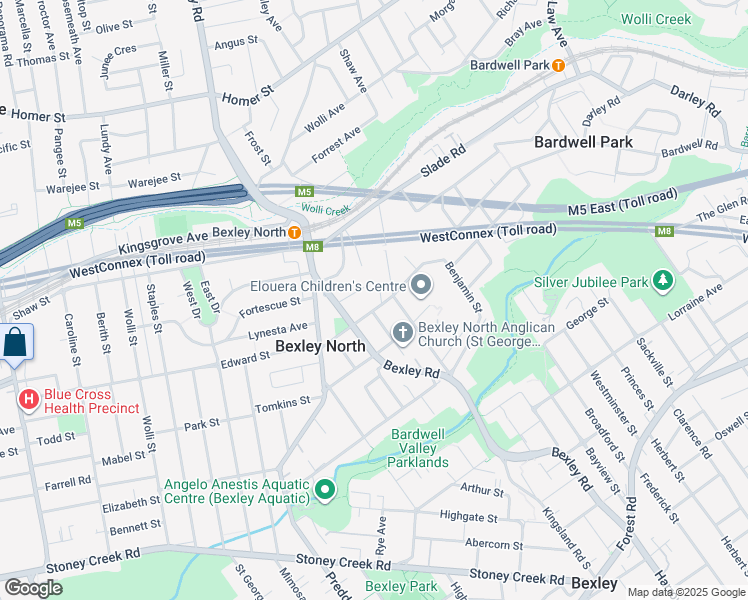 map of restaurants, bars, coffee shops, grocery stores, and more near 23 Barnsbury Grove in Bexley North