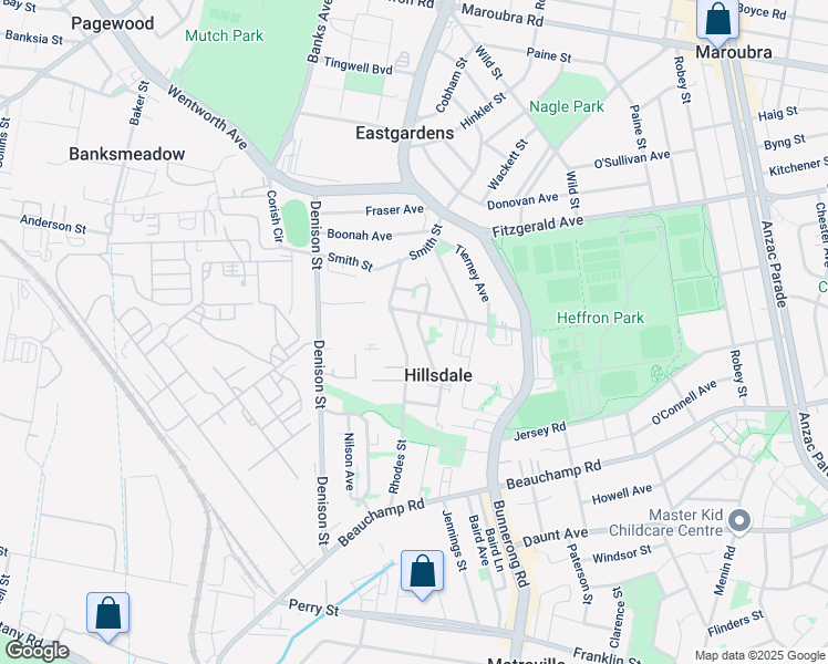 map of restaurants, bars, coffee shops, grocery stores, and more near 7 Brittain Crescent in Hillsdale