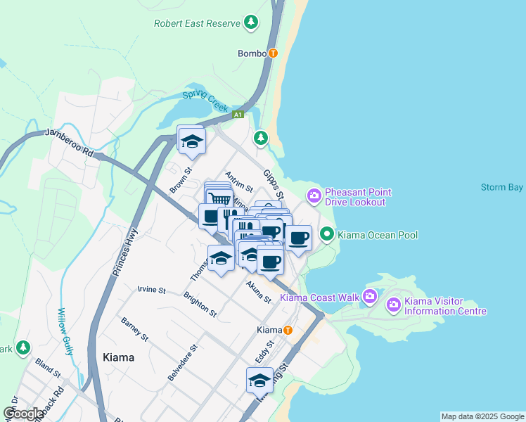 Map Of Kiama Streets 37 Minnamurra Street, Kiama Nsw - Walk Score