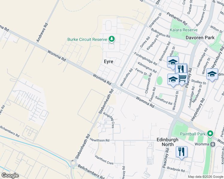 map of restaurants, bars, coffee shops, grocery stores, and more near 104 Stebonheath Road in Edinburgh North
