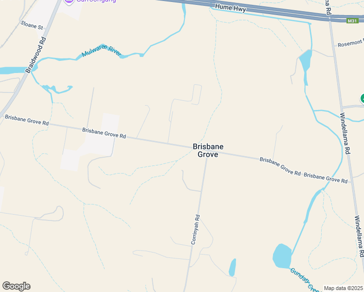 map of restaurants, bars, coffee shops, grocery stores, and more near Brisbane Grove Road in Brisbane Grove