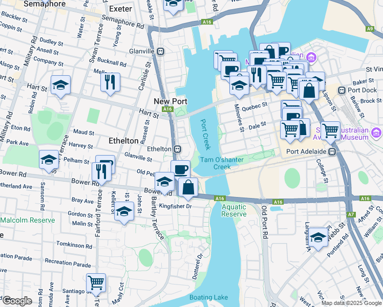 map of restaurants, bars, coffee shops, grocery stores, and more near 24 Yao Cove in Ethelton