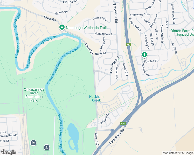 map of restaurants, bars, coffee shops, grocery stores, and more near in Noarlunga Centre
