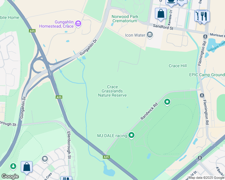 map of restaurants, bars, coffee shops, grocery stores, and more near in 