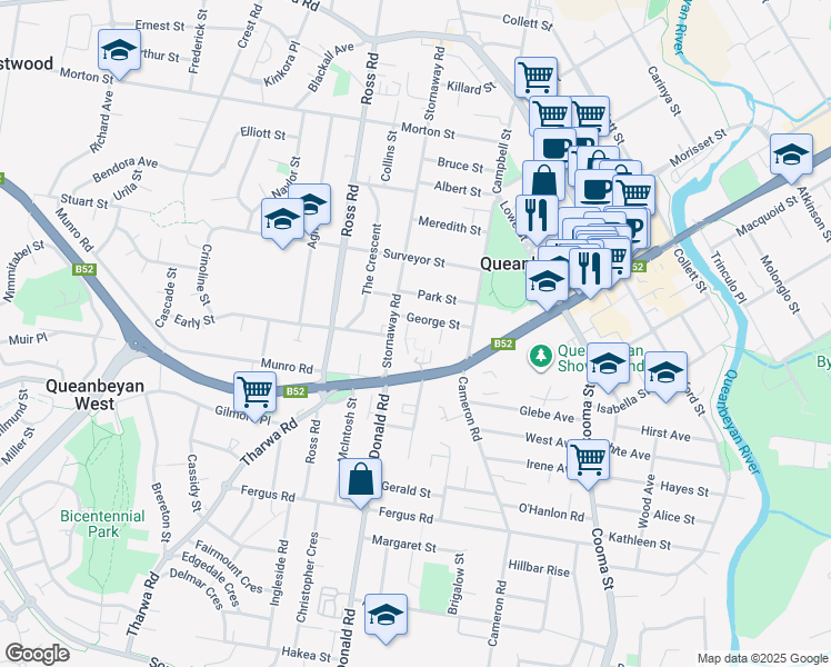 16 Street, Queanbeyan NSW Walk Score