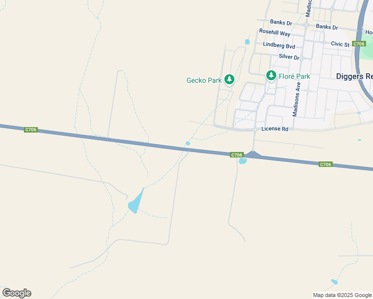map of restaurants, bars, coffee shops, grocery stores, and more near Diggers Rest-Coimadai Road in Diggers Rest