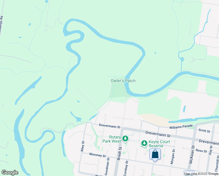 map of restaurants, bars, coffee shops, grocery stores, and more near 14 Mitchell River Flats in Bairnsdale