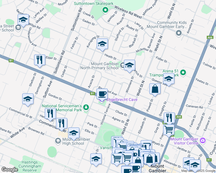 1 Blamey Street, Mount Gambier SA Walk Score