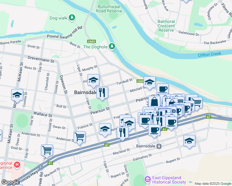 28 Mitchell Street, Bairnsdale VIC Walk Score