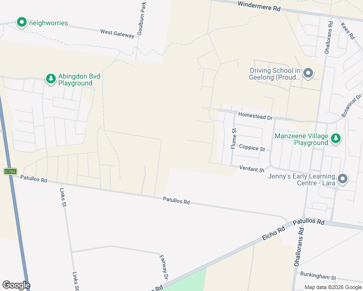 map of restaurants, bars, coffee shops, grocery stores, and more near in Lara